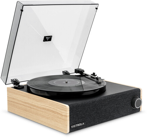 Victrola VTA-78-NAT Eastwood Bluetooth LP Stereo Record Player Natural Wood