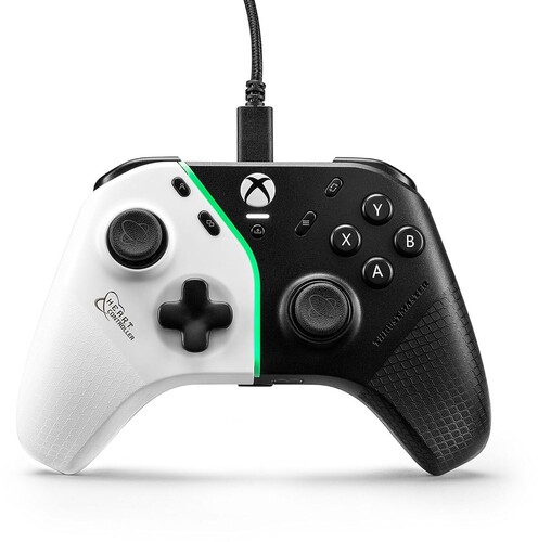 Xbox Accessory:  Wired Controller - Thrustmaster H.A.R.T. - White and Black:  Compatible with PC, Xbox X|S