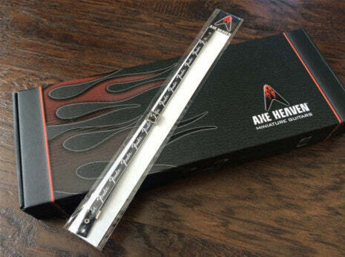 10 Inch Miniature Guitar Strap1:4 Scale Fender Logo Classic Black Replica