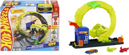 Mattel - Hot Wheels City Snake Spiral Attack