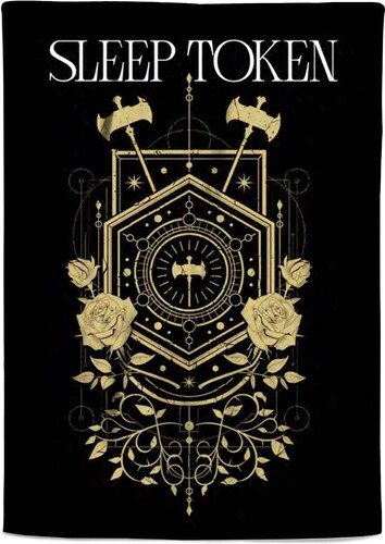 Rocksax - Sleep Token - Even In Arcadia 4 - Sherpa Fleece Blanket (60 in x 80 in)