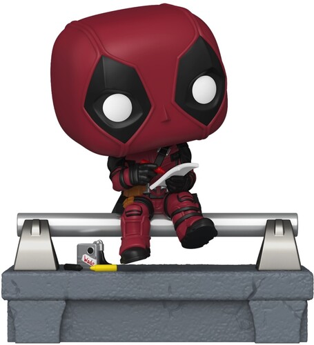 POP DELUXE DEADPOOL DEADPOOL ON BRIDGE MARVEL