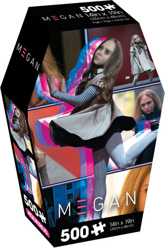 M3GAN COFFIN BOX 500 PIECE JIGSAW PUZZLE