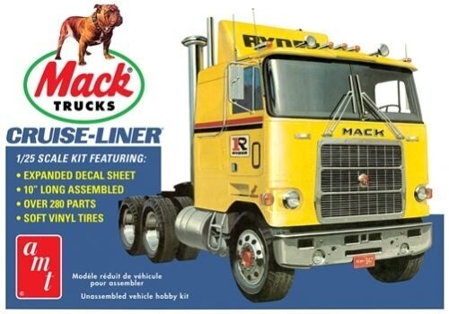 AMT Mack Cruise-Liner Semi Tractor 1/25 Scale Model Kit