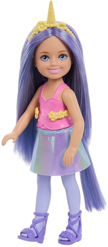 BARBIE FANTASY CHELSEA UNICORN PURPLE HAIR