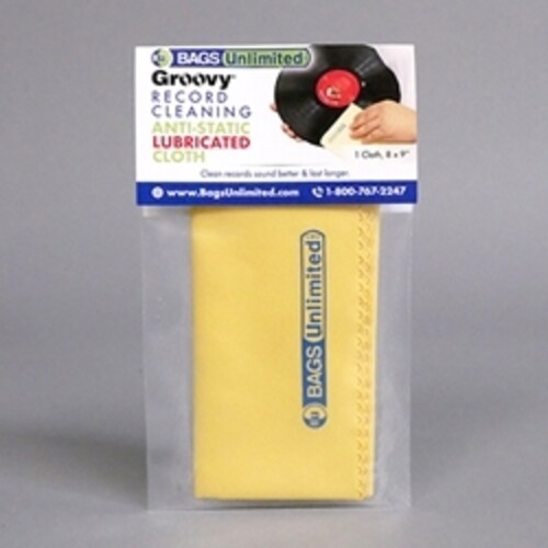 BU ASA-2 GRVY RECORD CLEANING CLOTH MICROFIBER YLW