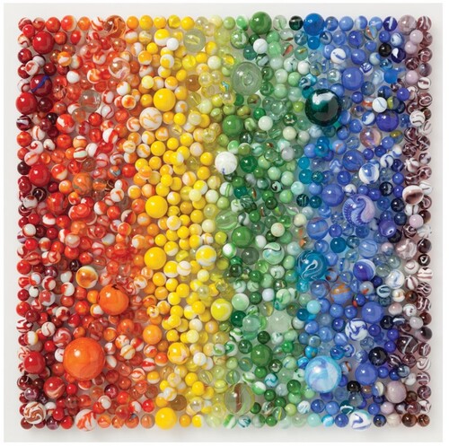  - Rainbow Marbles 500 Piece Puzzle