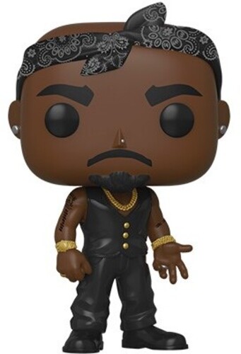 POP ROCKS TUPAC WITH VEST & BANDANA