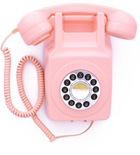 GPO 746 RETRO WALL TELEPHONE PUSH BUTTON DAIL PINK