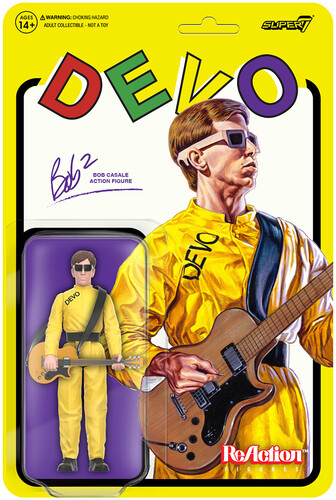 Devo Reaction Figure Wv2 - Satisfaction Bob Casale - Devo Reaction Figure Wv2 - Satisfaction Bob Casale vinyl record cover