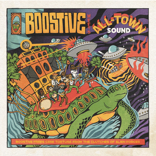 Boostive - Sun / Another Day (Can) vinyl record cover