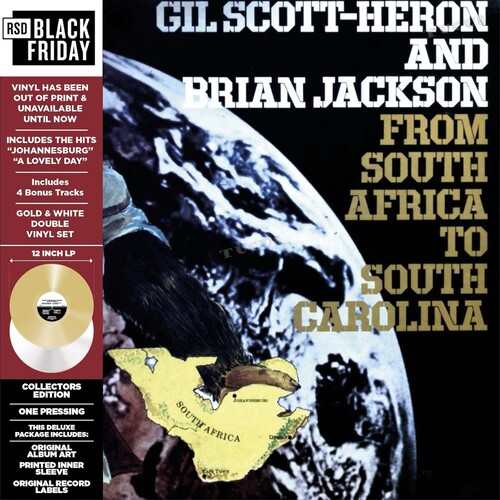 Scott-Gil Heron  / Jackson,Brian - From South Africa To South Carolina (Rsd) [Colored Vinyl] [RSD Black Friday 2024]