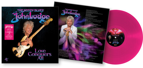 John Lodge - Love Conquers All - Violet vinyl record cover