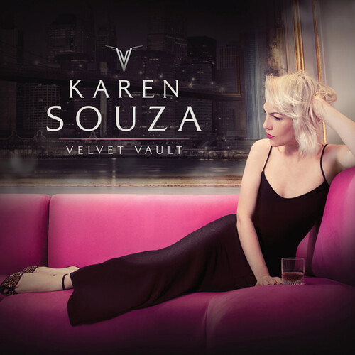 Karen Souza - Velvet Vault vinyl record cover