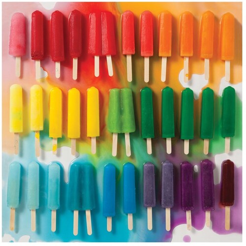 Galison - Rainbow Popsicles 500 Piece Puzzle