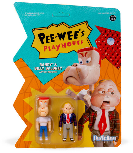 Pee Wee's Playhouse ReAction Figures - Randy and Billy Baloney