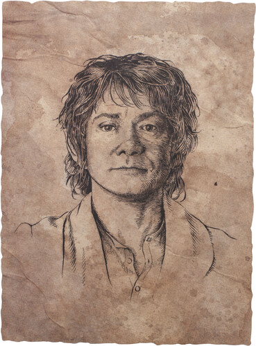 WETA Workshop - The Hobbit Trilogy - Bilbo Portrait Art Print