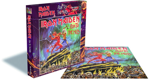 RockSaws - Iron Maiden Run To The Hills (500 Piece Jigsaw Puzzle)