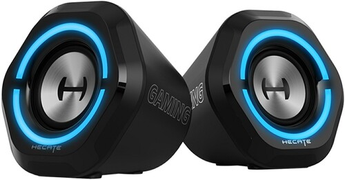 PC Accessory:  Speaker - Hecate G1000 Bluetooth 2.0 RGB Speakers 10 Watts - Black