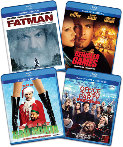 Fatman /  Reindeer Games /  Bad Santa /  Office Xmas Party (Holiday 4-Pack Bundle)