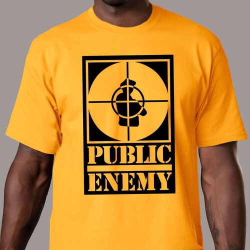 Public Enemy - Rebirth Of A Nation Big Logo (T-Shirt Xl) (Gol)