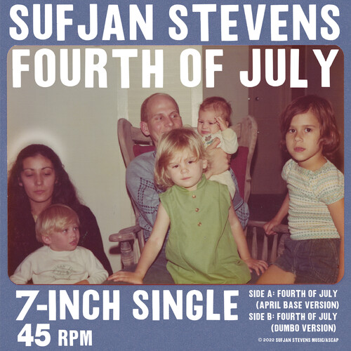 Sufjan Stevens - Fourth Of July - Red vinyl record cover
