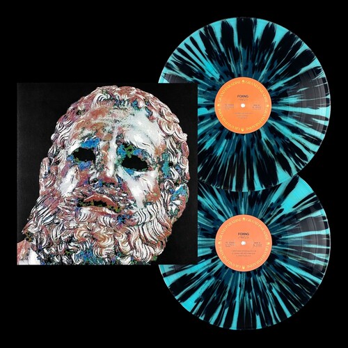 Foxing - Ice Blue with Black Splatter