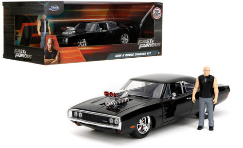 Jada Toys - 1:24 Fast & Furious 1 - Dodge Charger R/T with Dom Figure