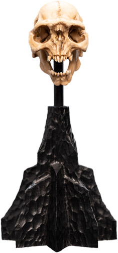 LOTR - SKULL OF A MORIA ORC POLYSTONE STATUE