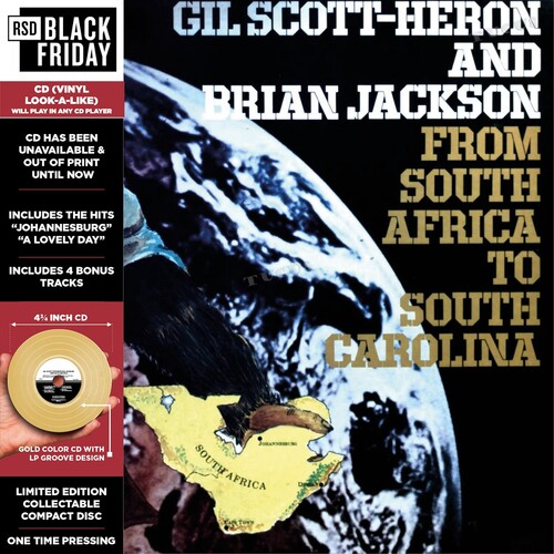 Scott-Gil Heron  / Jackson,Brian - From South Africa To South Carolina (Rsd) [Record Store Day] [RSD Black Friday 2024]