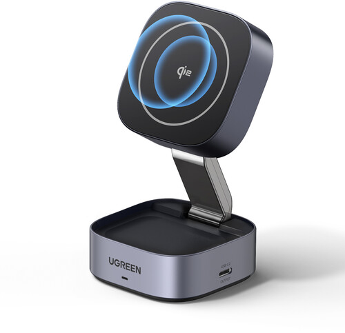 UGREEN 2-IN-1 MAGNETIC WIRELESS CHARGER