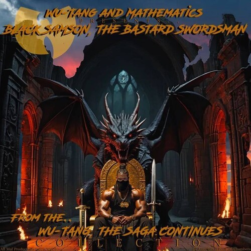 Wu-Tang Clan & Dj Mathematics - Black Samson The Bastard Swordsman vinyl record cover