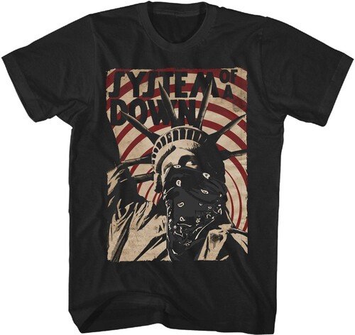 SYSTEM OF A DOWN LIBERTY TSHIRT LG 18SOAD055A3