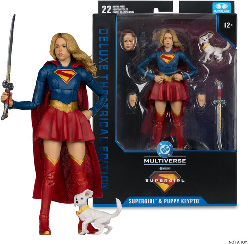 DC MOVIE DLX 7IN SUPERGIRL KRYPTO (SUPERGIRL 2026)
