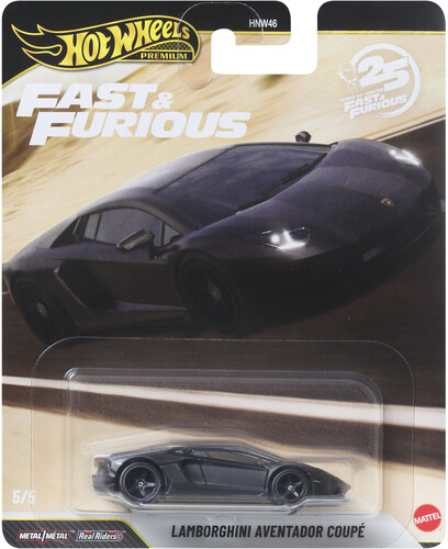 HOT WHEELS PREMIUM LAMBORGHINI AVENTADOR COUPE