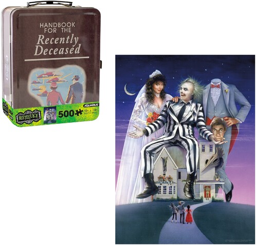 Beetlejuice 500 Piece Jigsaw Puzzle & Fun Box Set
