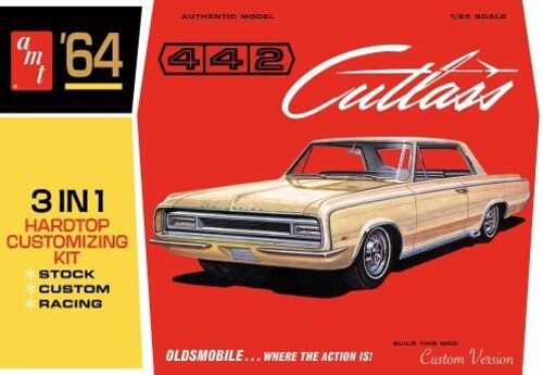 AMT 1964 Oldsmobile Olds Cutlass 442 Hardtop 1/25 Scale Model Kit