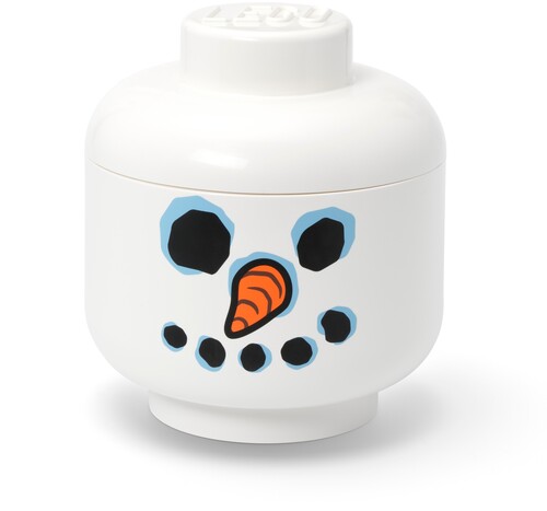 LEGO STACKABLE STORAGE HEAD LARGE SNOWMAN