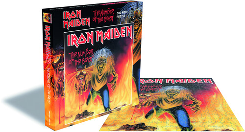 RockSaws - Iron Maiden Number Of The Beast (Single) (500 Piece Jigsaw Puzzle)