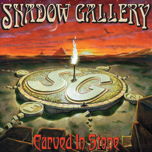 Carved In Stone - Red/ black Splatter