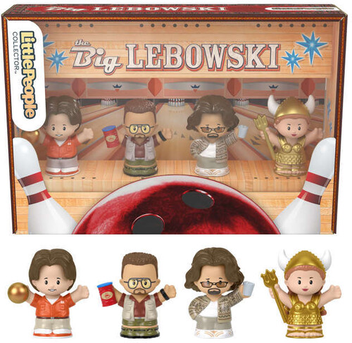 LITTLE PEOPLE COLLECTOR THE BIG LEBOWSKI 4 PACK SE