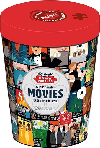 50 MUST WATCH MOVIES BUCKET LIST 1000 PIECE PUZZLE
