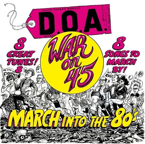D.O.A. - War On 45 (Bonus Tracks) [Colored Vinyl] (Ylw) (Can)