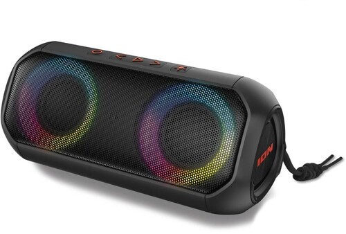 Ion iSP156 Uber Boom Portable Bluetooth Speaker - IP66 All Weather - 40W (Black)