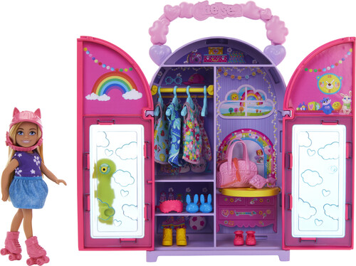 Mattel - Barbie Chelsea Doll & Closet Toy Playset