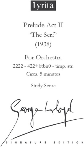 The Serf "Prelude Act II" - Study