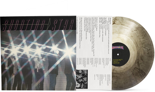 Shooting Star - Natural Clear & Black Marble