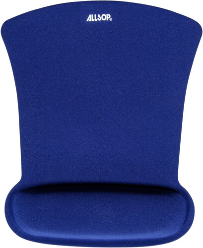 Allsop 30193 Ergoprene Gel Mouse Pad with Wrist Rest - Blue