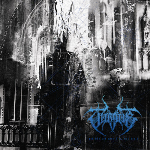 Throne - That Who Sat Upon Him Was Death vinyl record cover