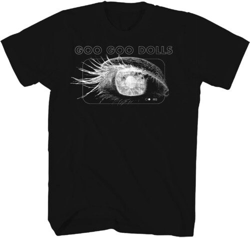 GOO GOO DOLLS EYE IRIS TSHIRT LARGE BLACK